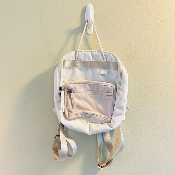 Nike Tanjun Mini Backpack Natural Sporty Athleisure Neutral Small Bag Athletic - Picture 2 of 9